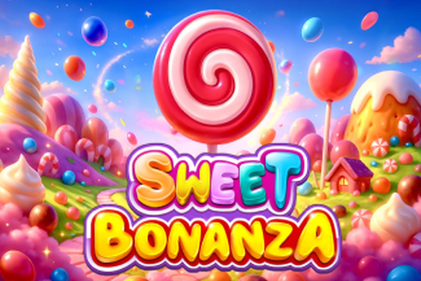 Arte oficial de Sweet Bonanza, da Pragmatic Play