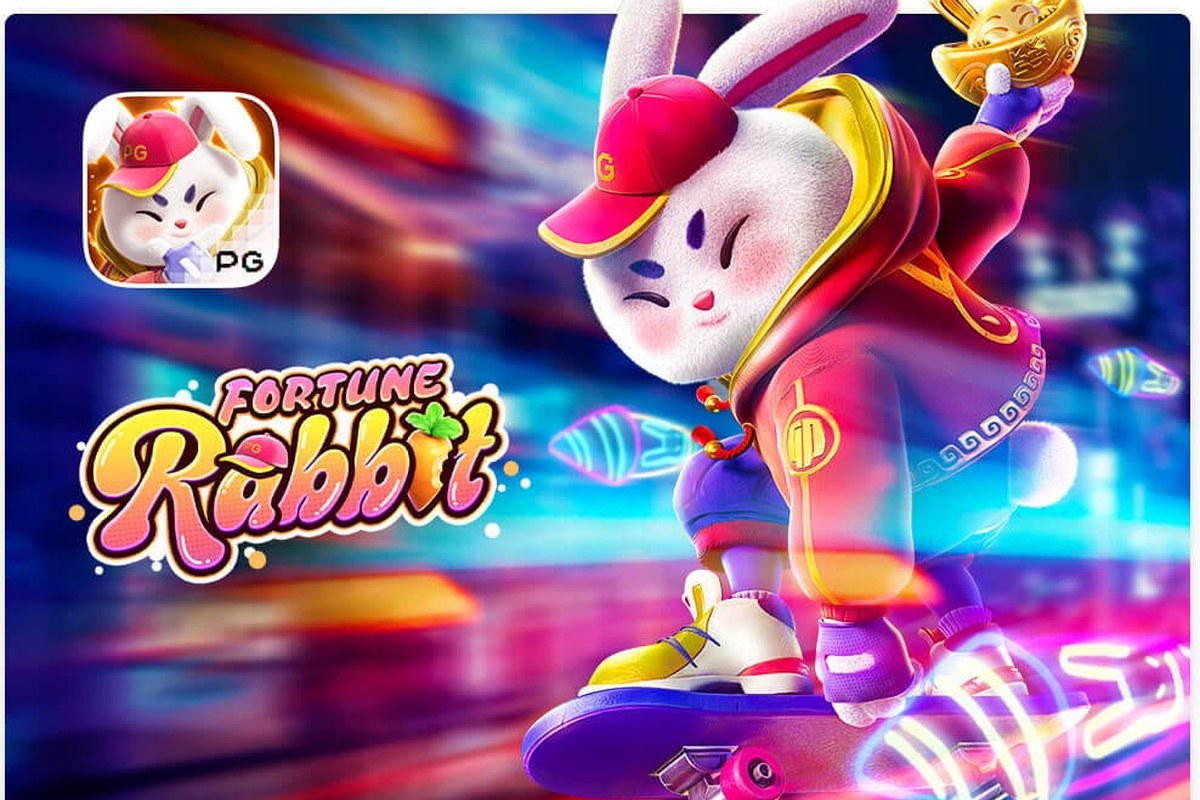 Arte oficial de Fortune Rabbit, da PG Soft