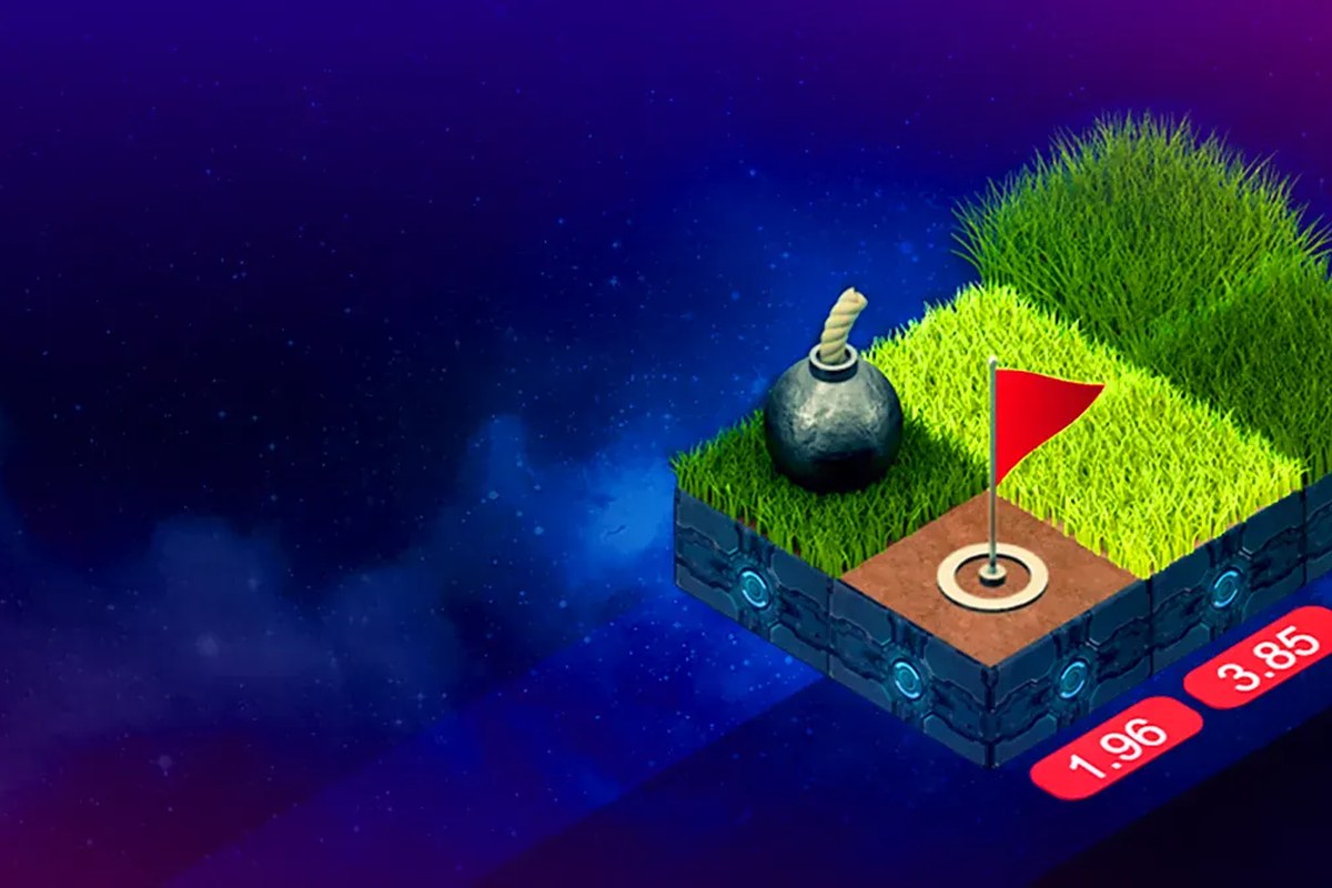 Arte oficial de Mines, da BGaming (Minesweeper)